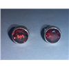 Image 1 : 1.790g Earring of Garnet Sterling 925 Silver
