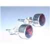 Image 2 : 1.790g Earring of Garnet Sterling 925 Silver