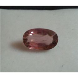3.95 Ct Pink Tourmaline Stone of Oval Shape