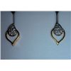 Image 1 : 2.09g Earring Made of 14Kt Gold ,0.15 Ct Diamond