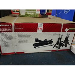 Husky Floor Jack & Jack Stand Set