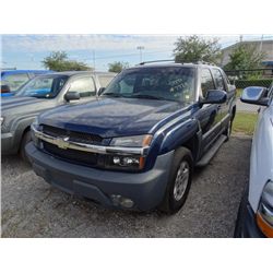 2001 Chevy Avalanche TSUV CC