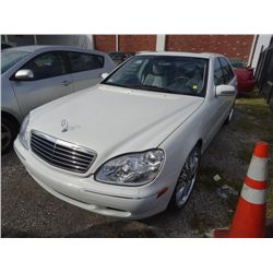 2000 Mercedes S500 Sedan