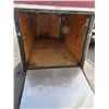 Image 3 : S/A 5' x 10' Pop Top Enclosed Trlr.w/Ramp - No Title Needed - Reg. Only