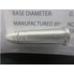 .999 Fine silver 22 caliber bullet