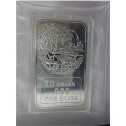 .999 Silver "Japanese Garden Pond" collector bar