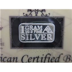 4 x 2014 USA mint .999 fine silver bars