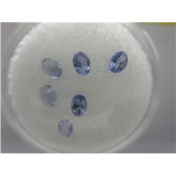 Gem Jar: 6 oval cut Tanzanite