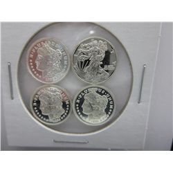 4 x .999 Fine Silver Investor rounds