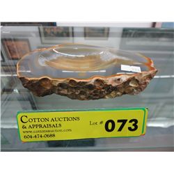 Polished Agate/Petrified wood dish