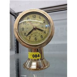 Brass clock - Ship's Time quartz clock