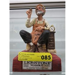 Vintage figural whiskey decanter - The Watchmaker