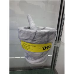 Marble mortar & pestle