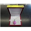 Image 2 : Pink Slice Quartz & Blue Jelly opal pendant