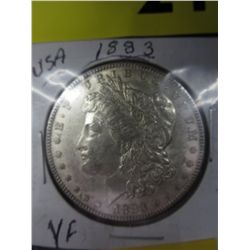 1883 American Silver Morgan Dollar