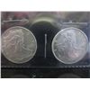 Image 1 : 2  US Walking Liberty Rounds