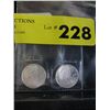 Image 2 : 2  US Walking Liberty Rounds