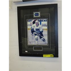Framed photo of Markus Naslund