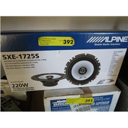 Alpine automotive speakers, model SXE-1725S