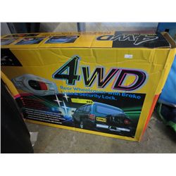 Rear wheel cover lock with light
