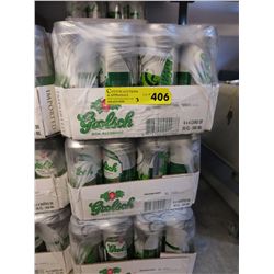3 Flats of Grolsch non alcoholic beer
