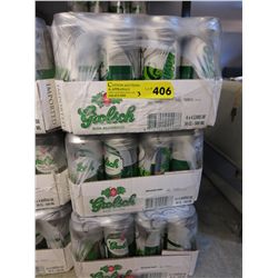 3 Flats of Grolsch non alcoholic beer