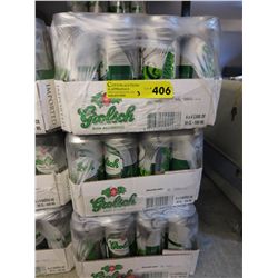 3 Flats of Grolsch non alcoholic beer