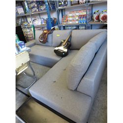 NEW-Grey contemporary sectional sofa