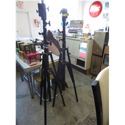 Heavy duty telescopic speaker stands
