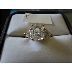 Austrian crystal ring, size 6