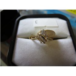 Austrian crystal ring, size 7
