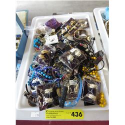 Collection of costume jewelry & watches