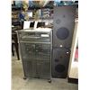 Image 1 : Akai stereo component system & cabinet