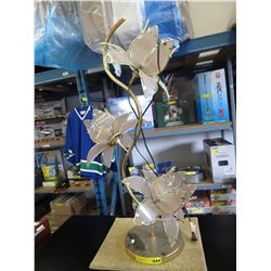 1980's tulip lamp