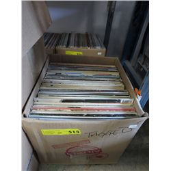 Vintage LP records, approx. 60