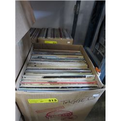 Vintage LP records, approx. 60