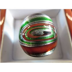 Murano glass dinner ring