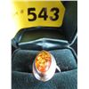 Image 1 : Amber ring set in sterling silver