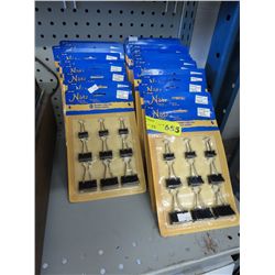 New pkgs of binder clips