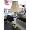 Image 1 : Table lamp with glass insert in base