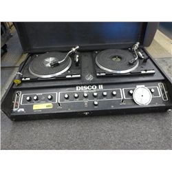 Disco II dual turntable/mixer/equalizer