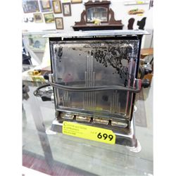 Vintage drop side electric toaster