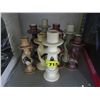 Image 1 : Nine soapstone candle sticks