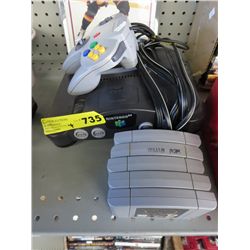 Nintendo 64 with controller & five games
