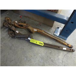 2 Cast metal cinches