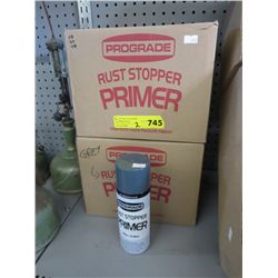 2 Cases of rust stopper primer-grey