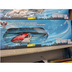 R/C Skygiant helicopter - red