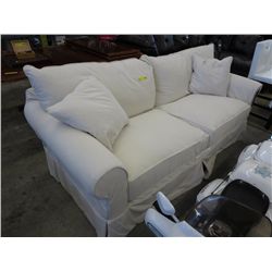 NEW -  upholstered sofa - ivory