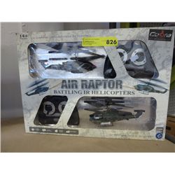 R/C battling helicopters