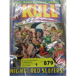 9 Vintage "Kull the Conqueror" comic books